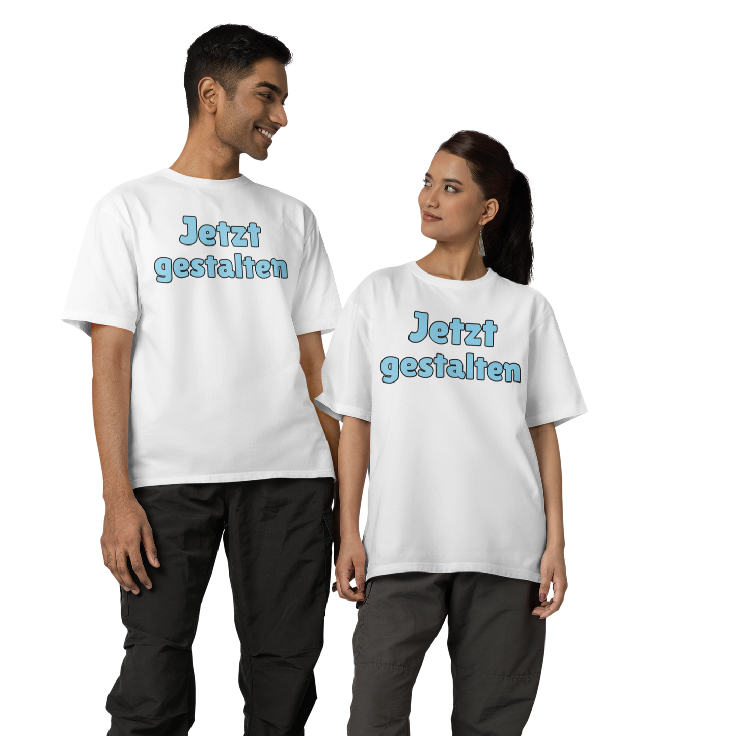 personalisiertes Bio Heavy Oversized Shirt