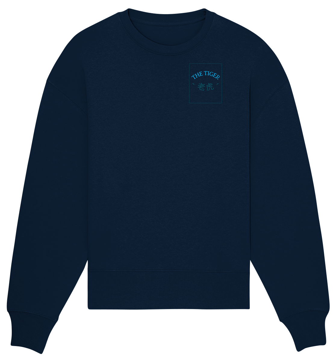 Mandarin Tiger - Organic Oversize Sweatshirt