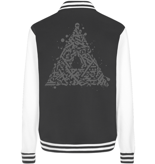 Calligraphy Triangle - College Jacket