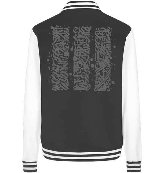 Calligraphy Columns - College Jacket