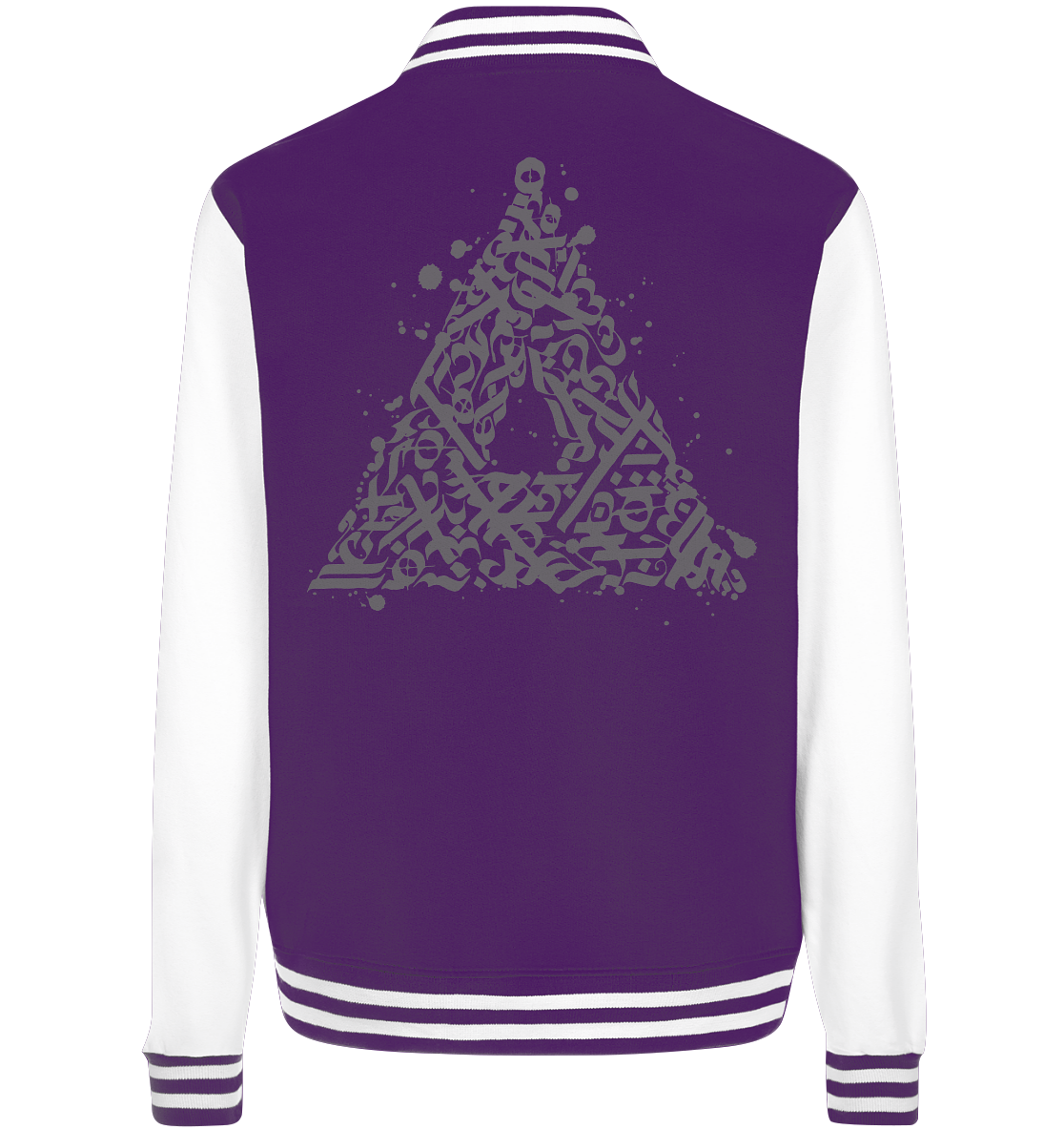 Calligraphy Triangle - College Jacket