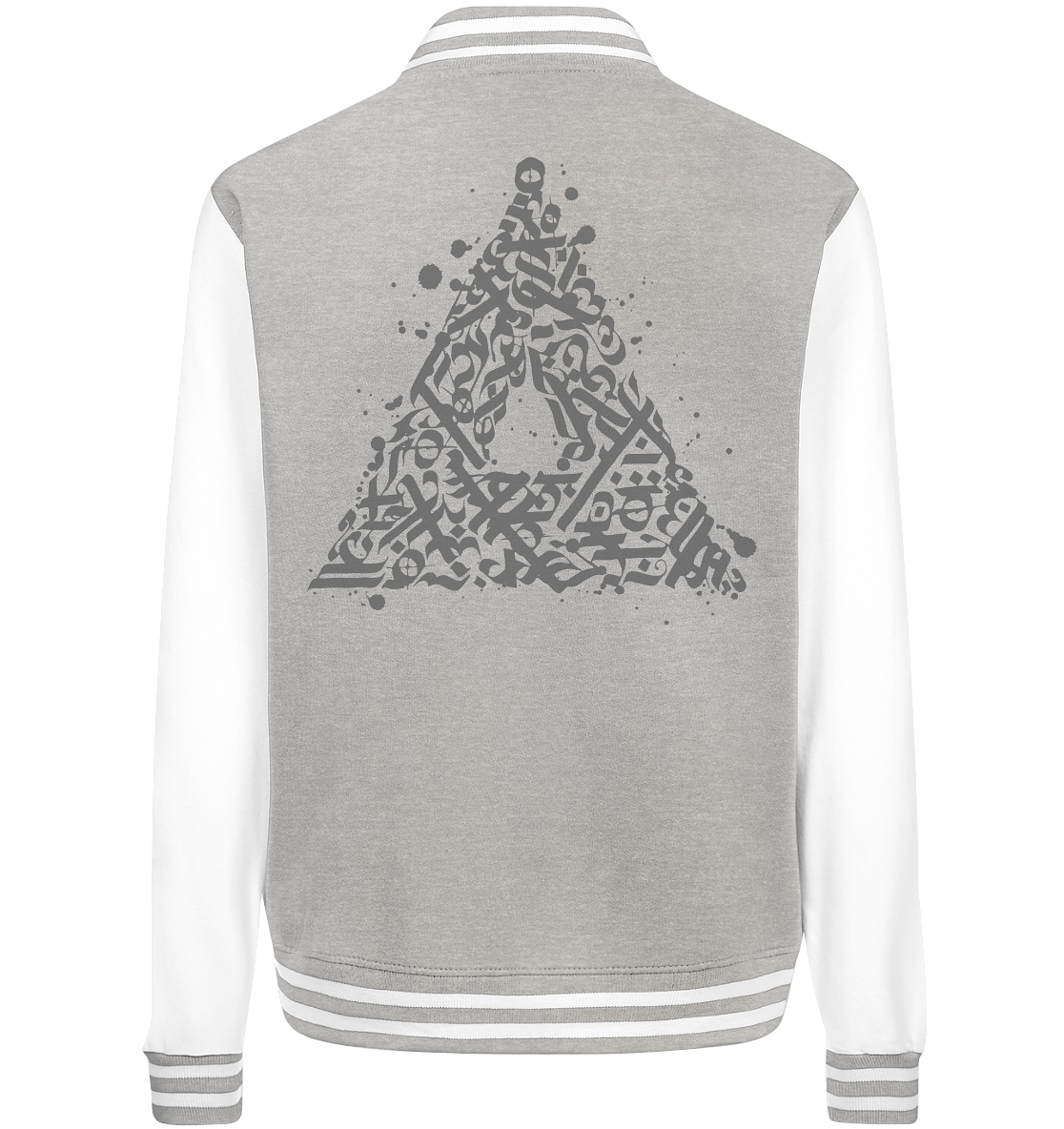 Calligraphy Triangle - College Jacket