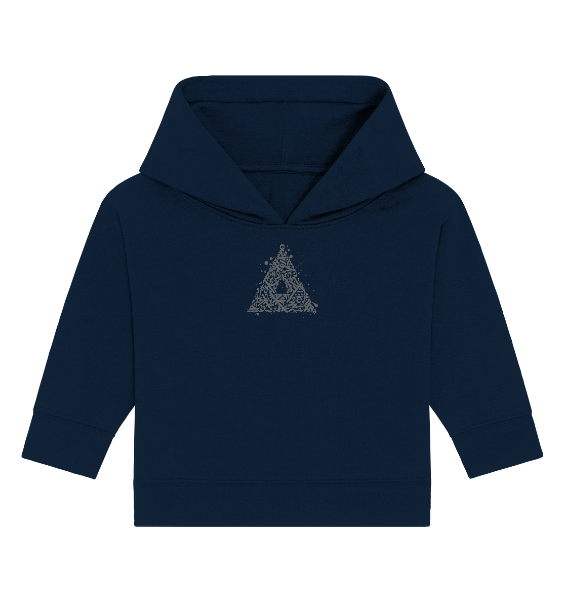 Calligraphy Triangle - Baby Organic Hoodie