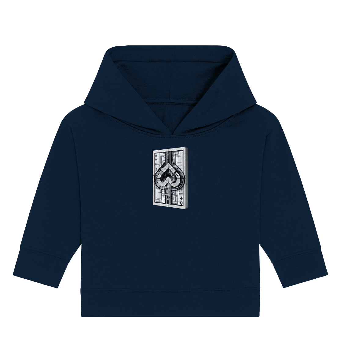 Abstract Ace of Spades - Baby Organic Hoodie