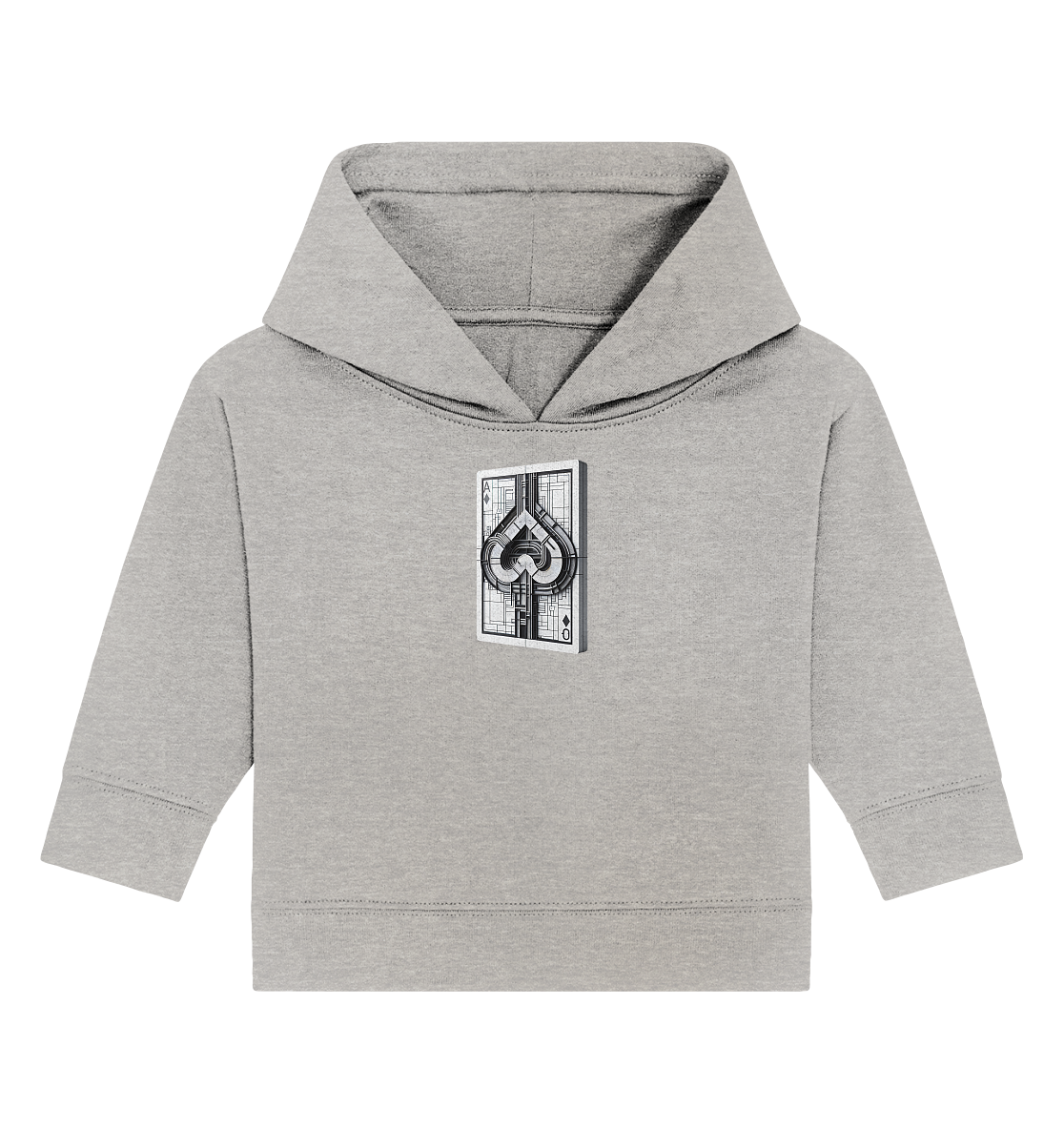 Abstract Ace of Spades - Baby Organic Hoodie