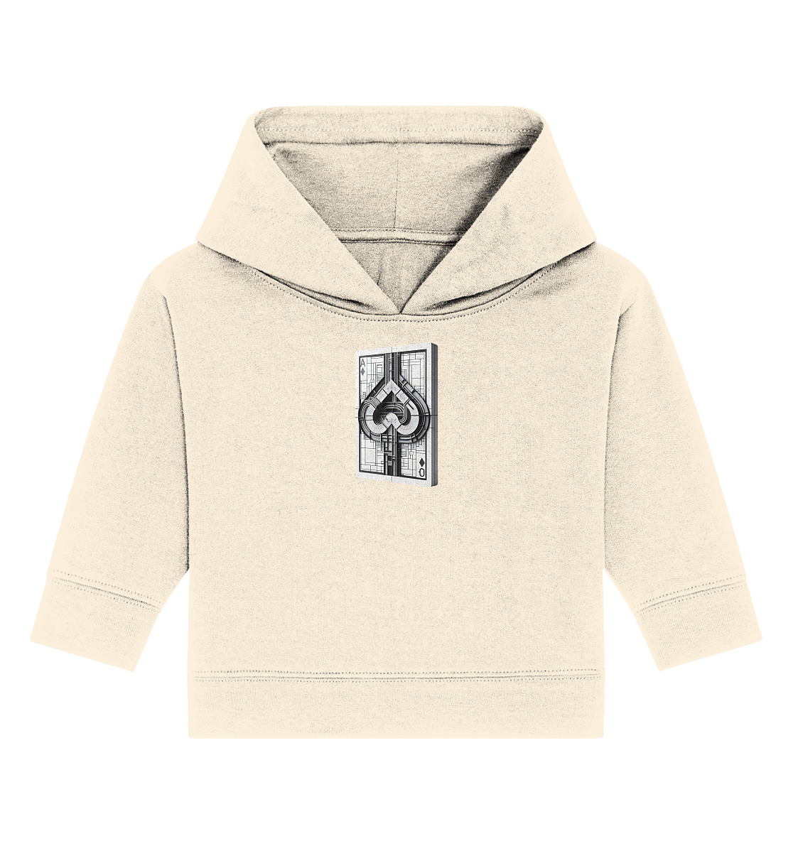 Abstract Ace of Spades - Baby Organic Hoodie