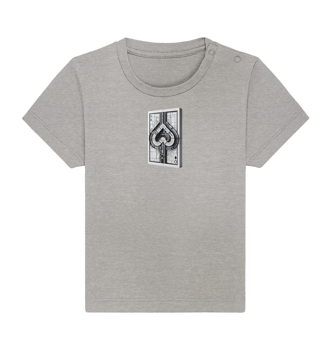 Abstract Ace of Spades - Baby Organic Shirt