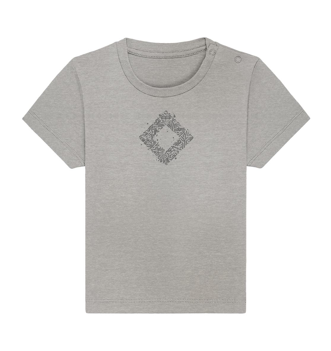 Calligraphy Square - Baby Organic Shirt