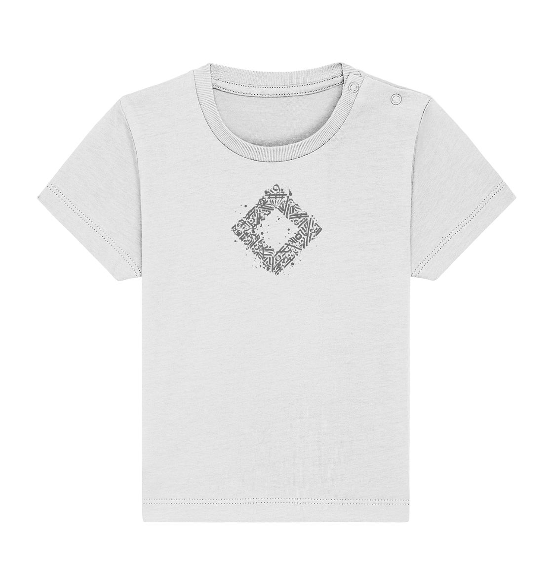 Calligraphy Square - Baby Organic Shirt