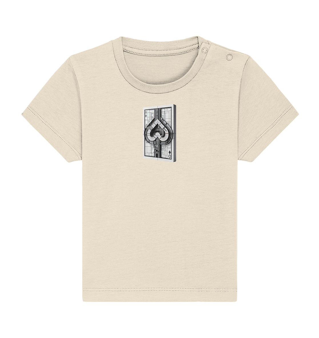 Abstract Ace of Spades - Baby Organic Shirt