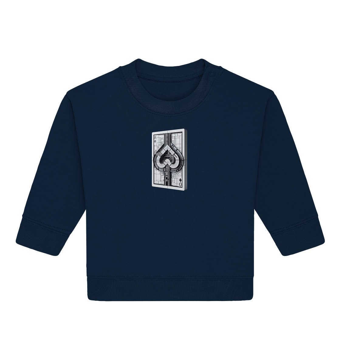 Abstract Ace of Spades - Baby Organic Sweatshirt