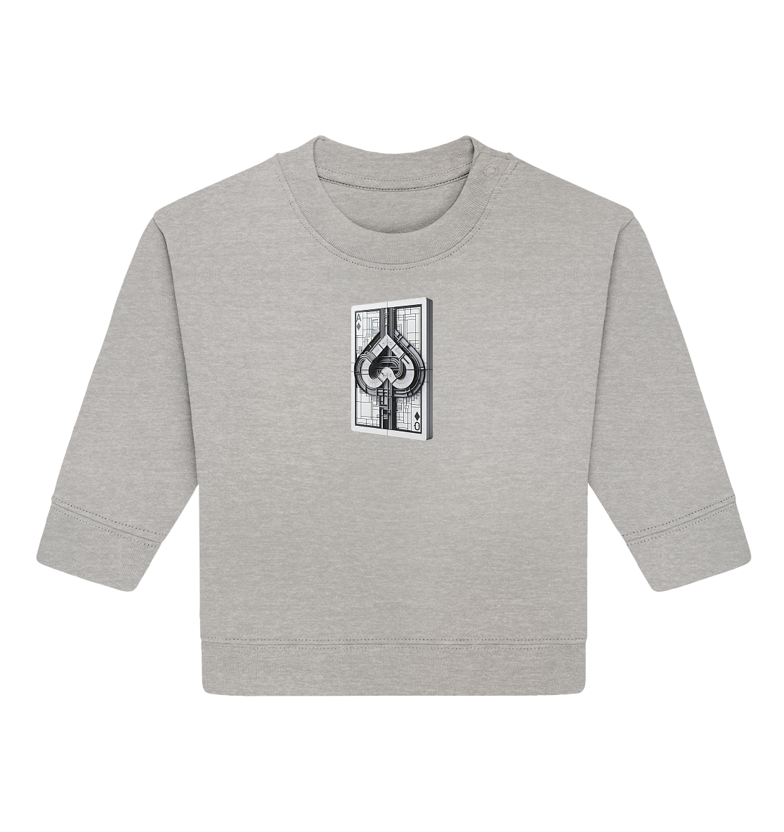 Abstract Ace of Spades - Baby Organic Sweatshirt