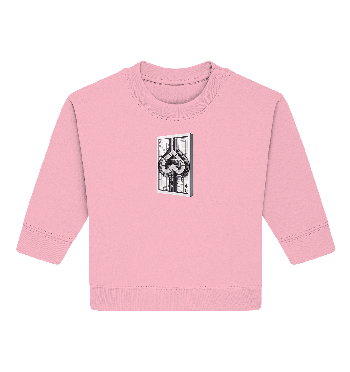 Abstract Ace of Spades - Baby Organic Sweatshirt