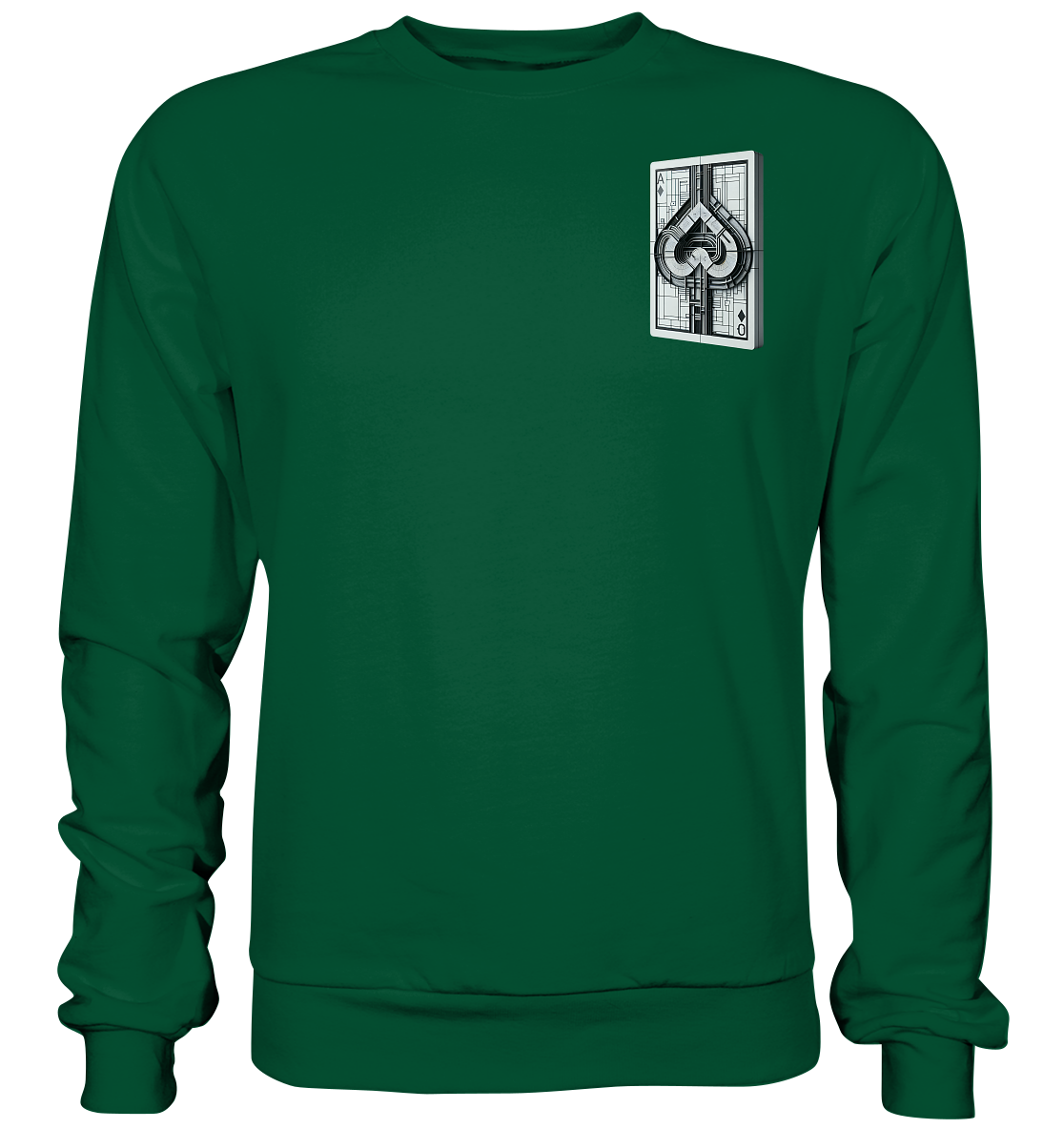 Abstract Ace of Spades - Basic Sweatshirt