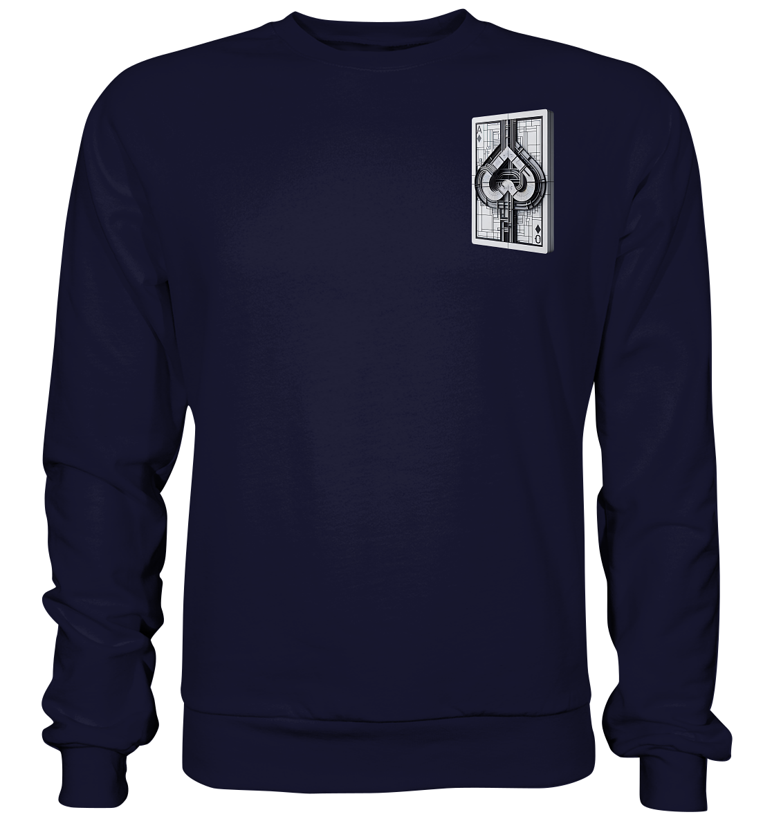 Abstract Ace of Spades - Basic Sweatshirt