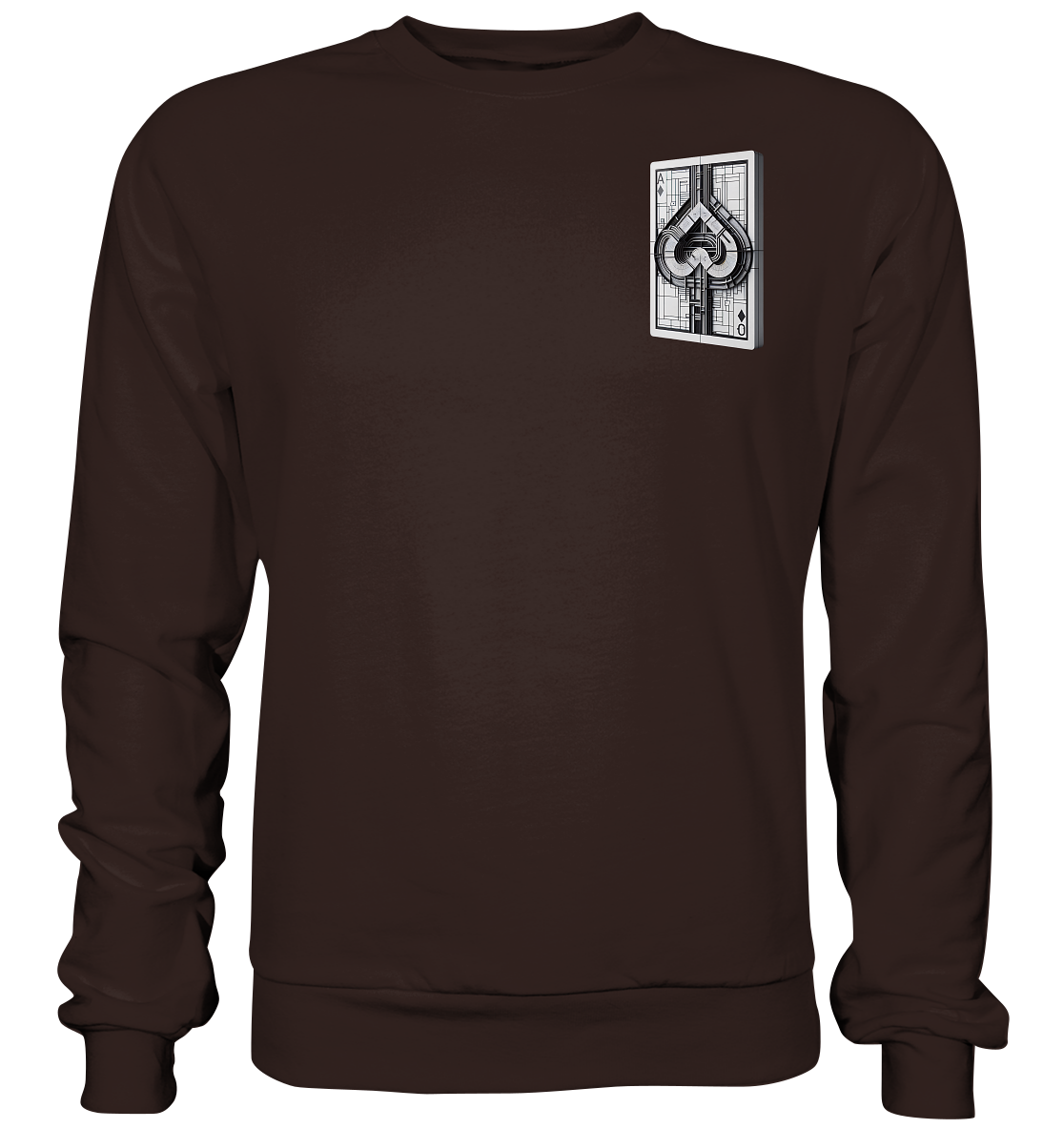 Abstract Ace of Spades - Basic Sweatshirt