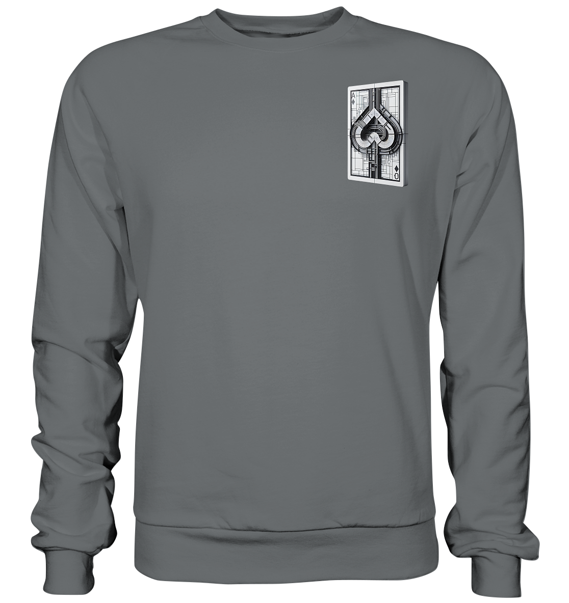 Abstract Ace of Spades - Basic Sweatshirt