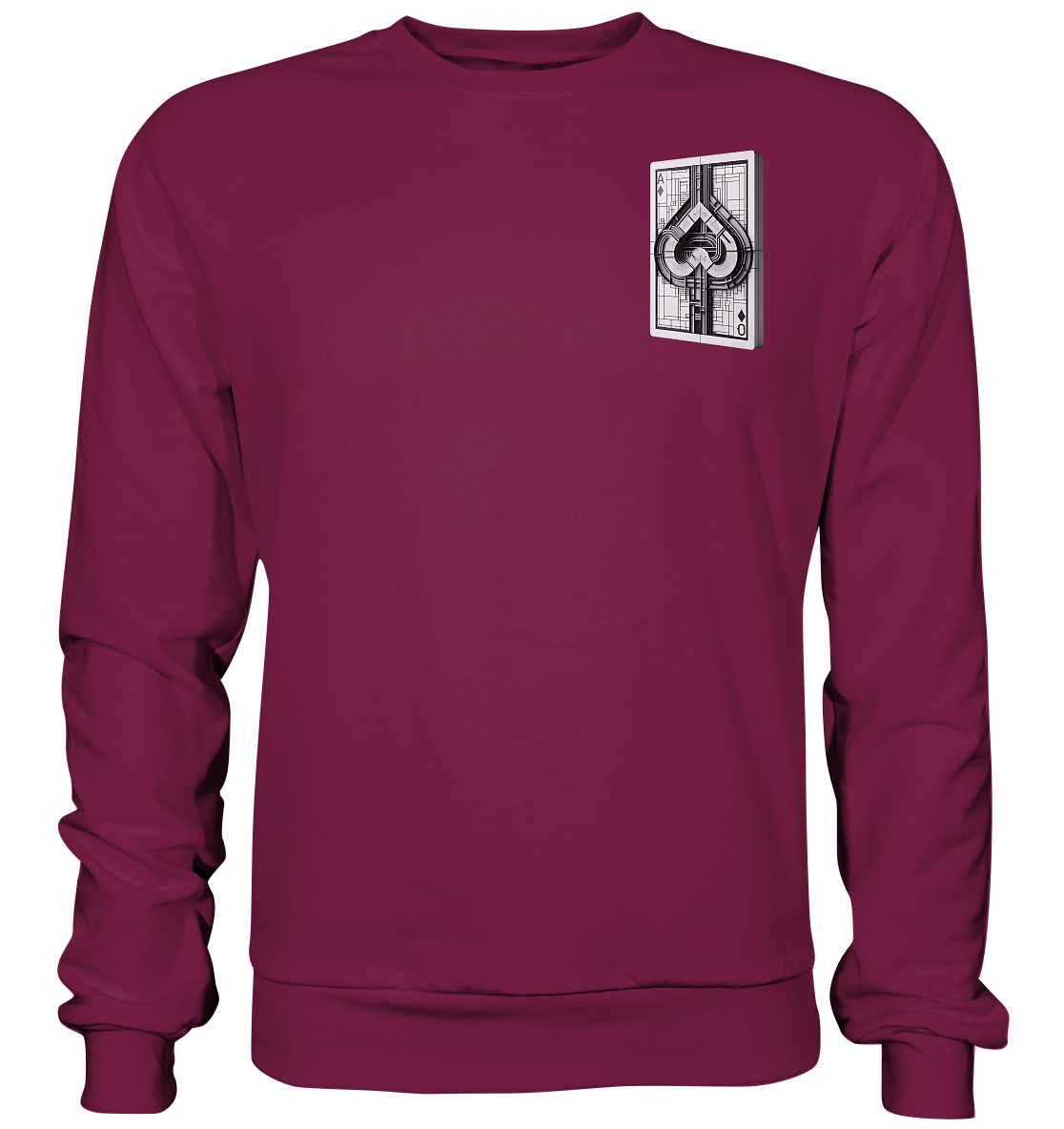 Abstract Ace of Spades - Basic Sweatshirt