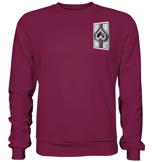 Abstract Ace of Spades - Basic Sweatshirt