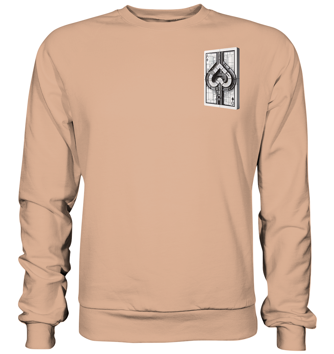 Abstract Ace of Spades - Basic Sweatshirt