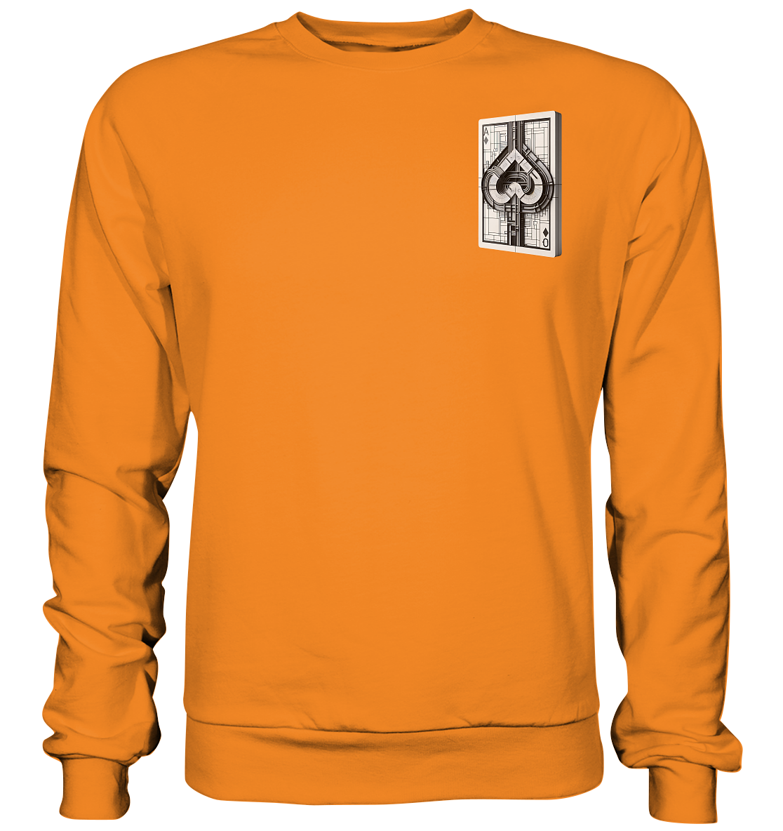 Abstract Ace of Spades - Basic Sweatshirt