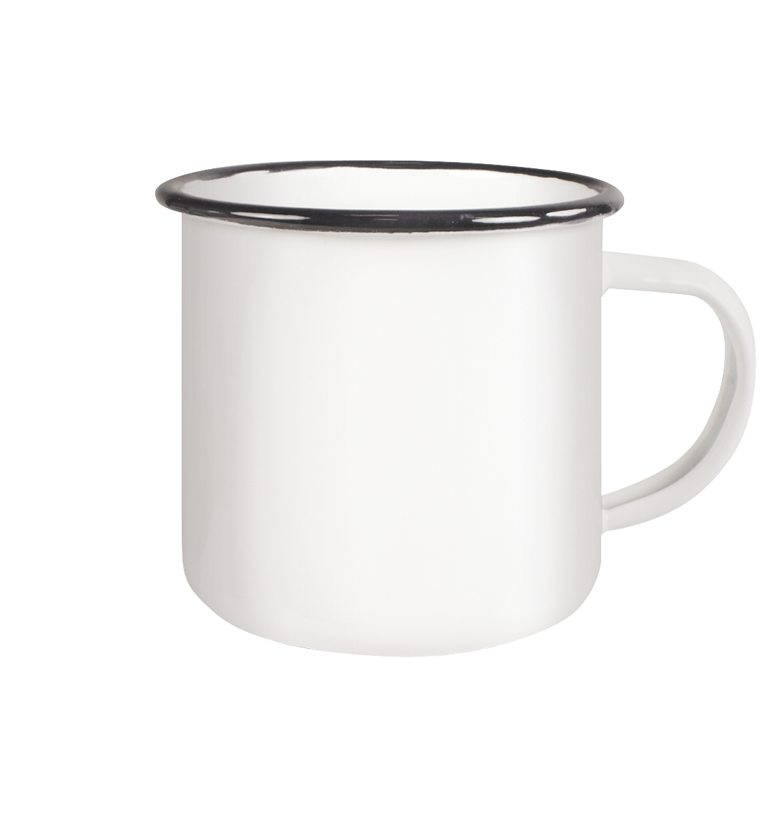 personalized enamel mug (black)