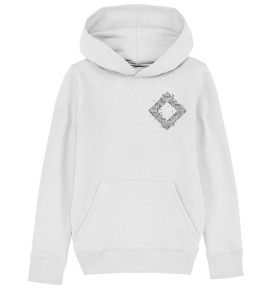 Calligraphy Square - Kids Organic Hoodie