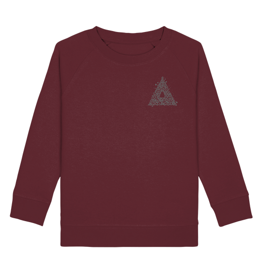 Calligraphy Triangle - Kids Organic Sweatshirt