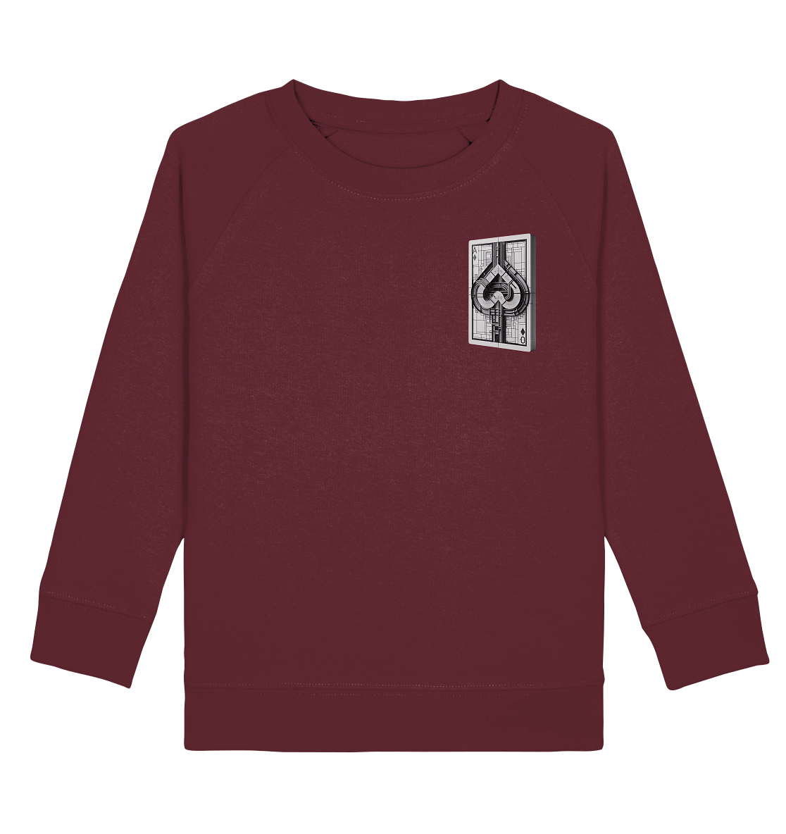 Abstract Ace of Spades - Kids Organic Sweatshirt