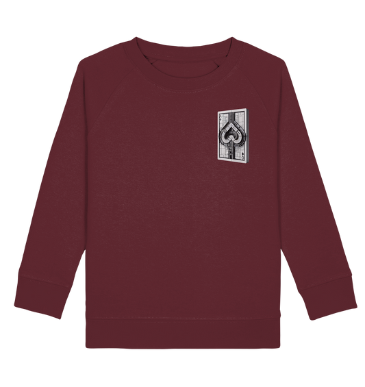 Abstract Ace of Spades - Kids Organic Sweatshirt