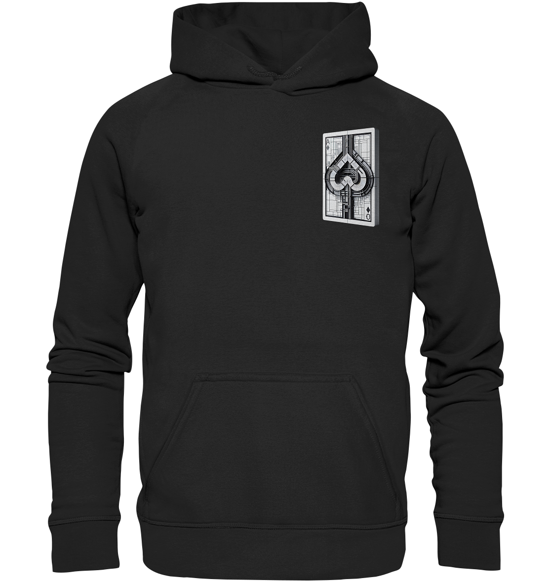 Abstract Ace of Spades - Kids Premium Hoodie