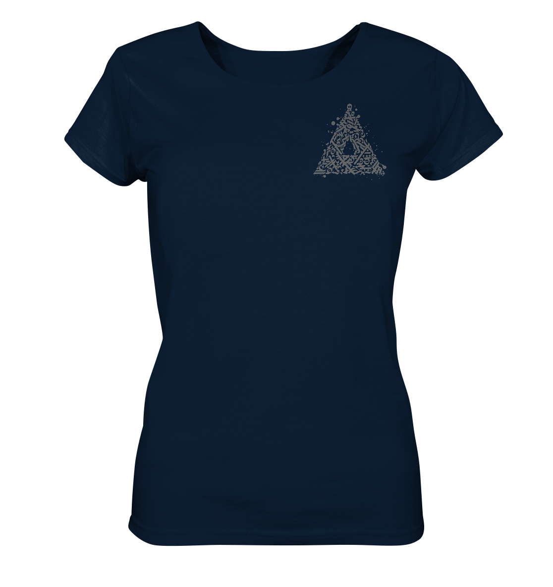 Calligraphy Triangle - Ladies Organic Shirt