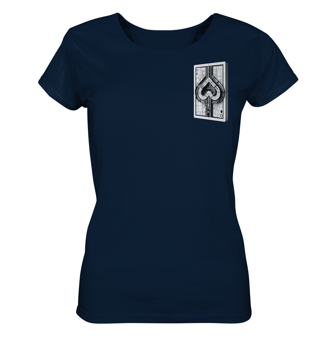 Abstract Ace of Spades - Ladies Organic Shirt