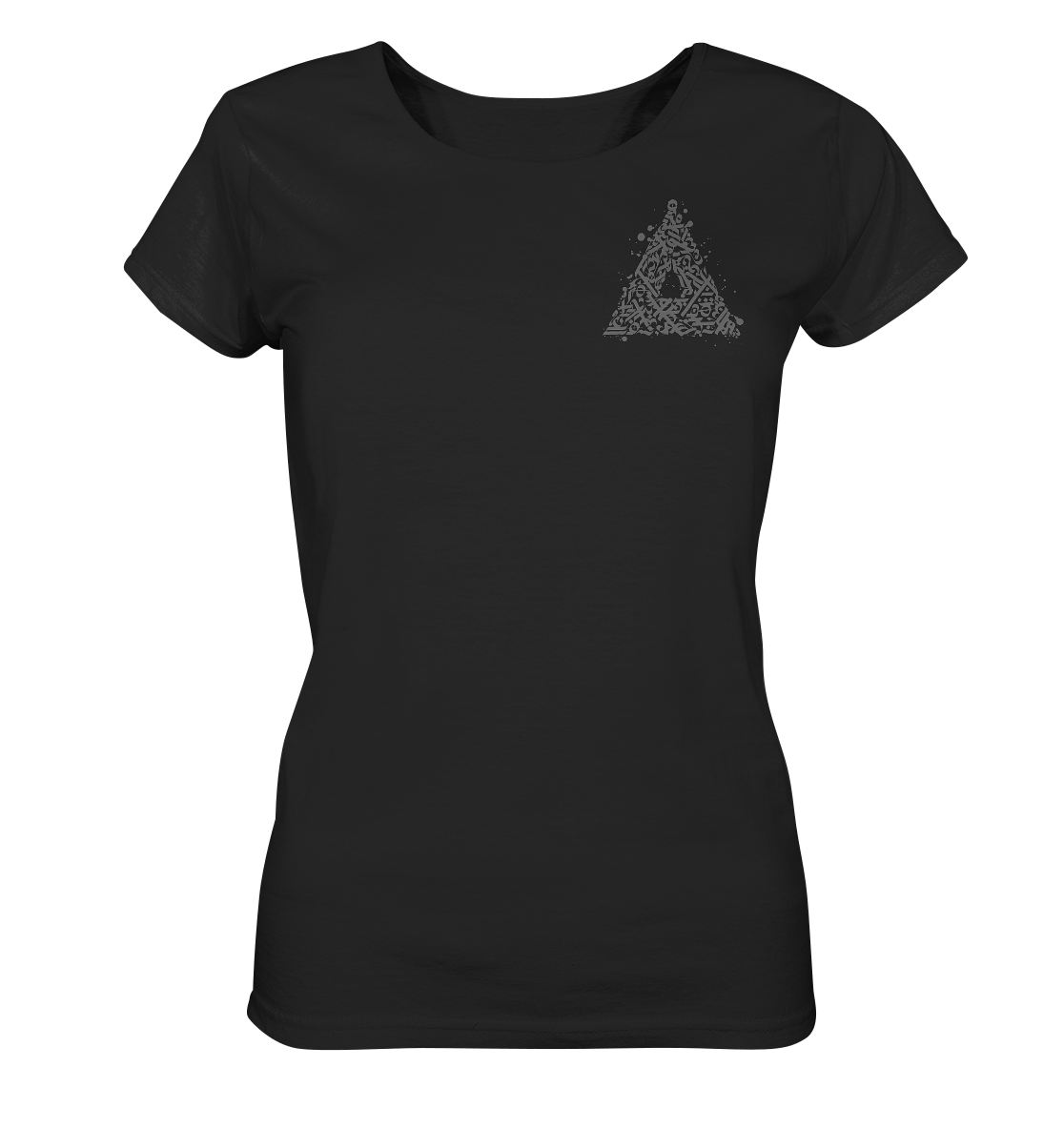 Calligraphy Triangle - Ladies Organic Shirt