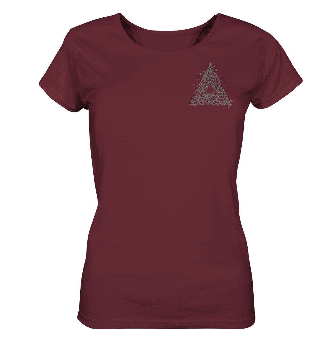 Calligraphy Triangle - Ladies Organic Shirt