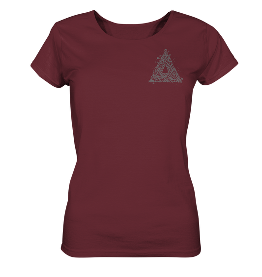 Calligraphy Triangle - Ladies Organic Shirt