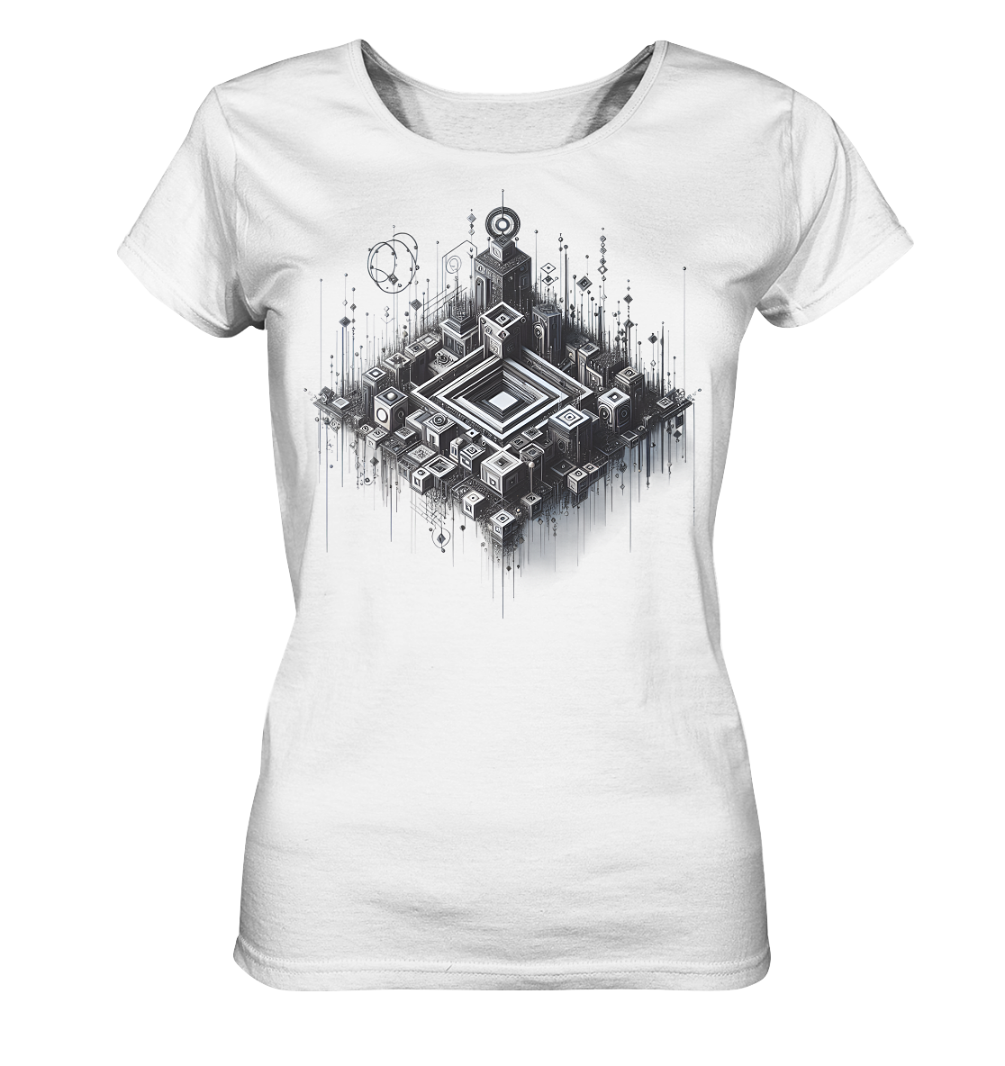 Abstract Art - Ladies Organic Shirt