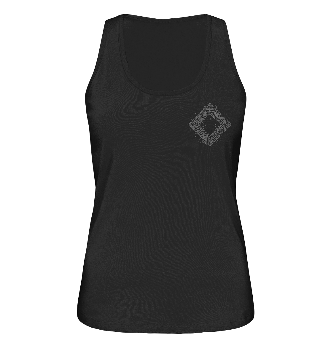 Calligraphy Square - Ladies Organic Tank Top