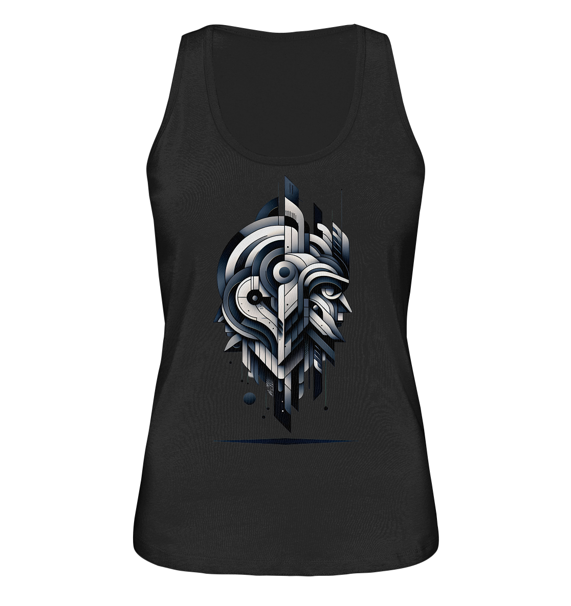 Abstract King - Ladies Organic Tank Top