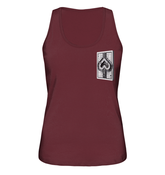 Abstract Ace of Spades - Ladies Organic Tank Top