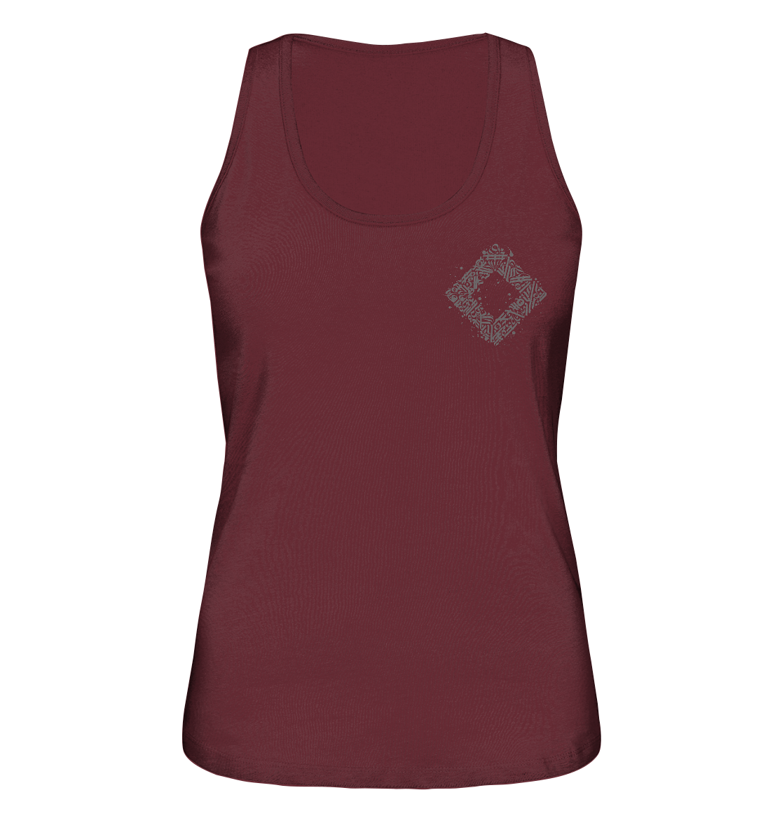 Calligraphy Square - Ladies Organic Tank Top