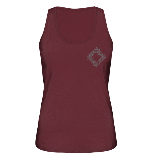 Calligraphy Square - Ladies Organic Tank Top