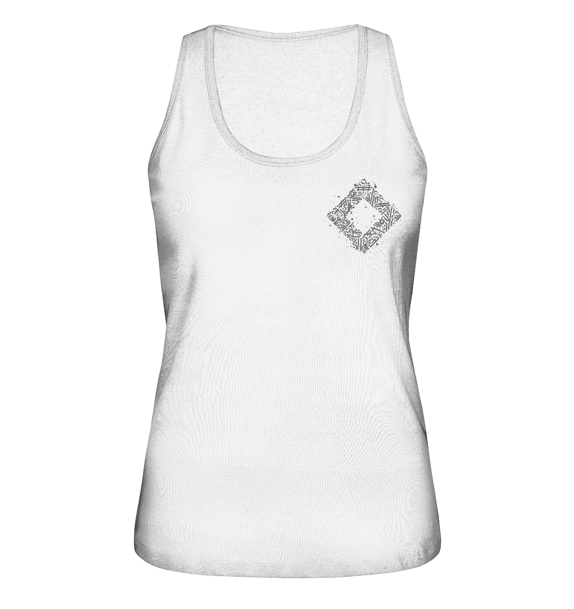 Calligraphy Square - Ladies Organic Tank Top