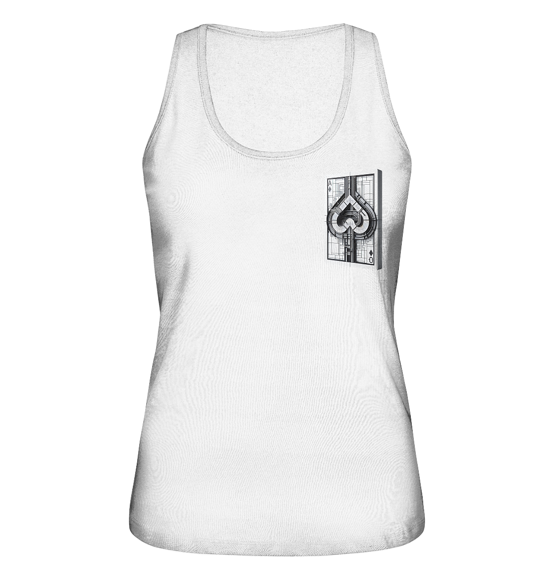 Abstract Ace of Spades - Ladies Organic Tank Top