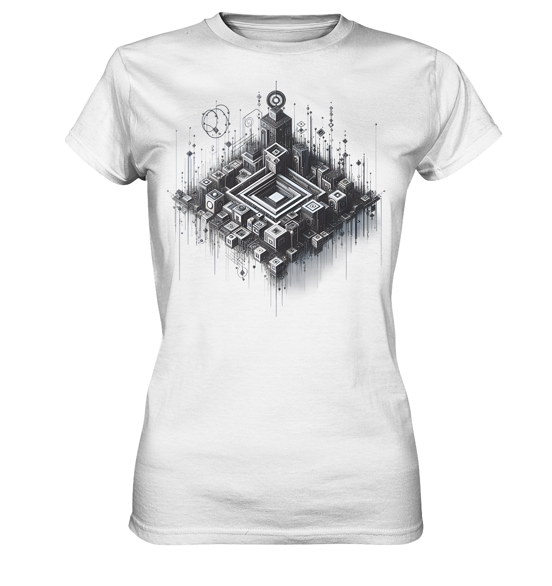 Abstract Art - Ladies Premium Shirt