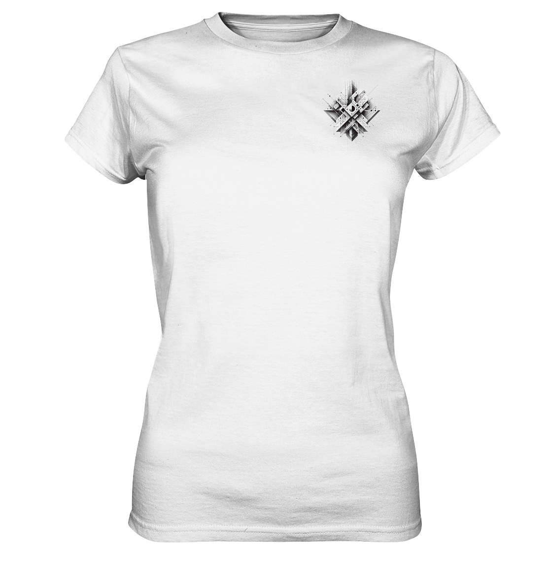 Abstract Technology - Ladies Premium Shirt