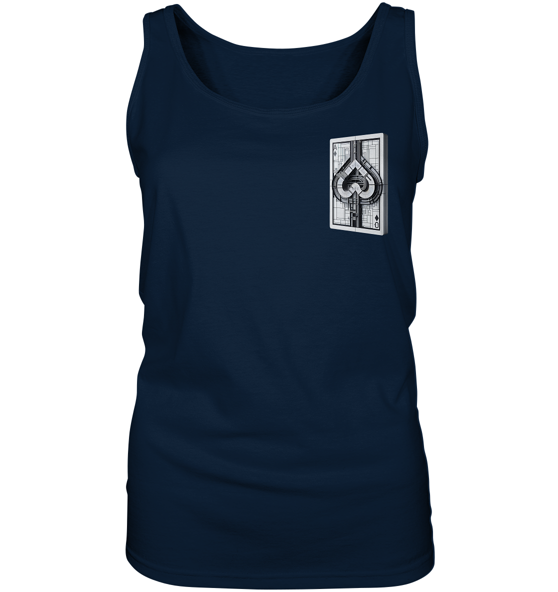 Abstract Ace of Spades - Ladies Tank Top