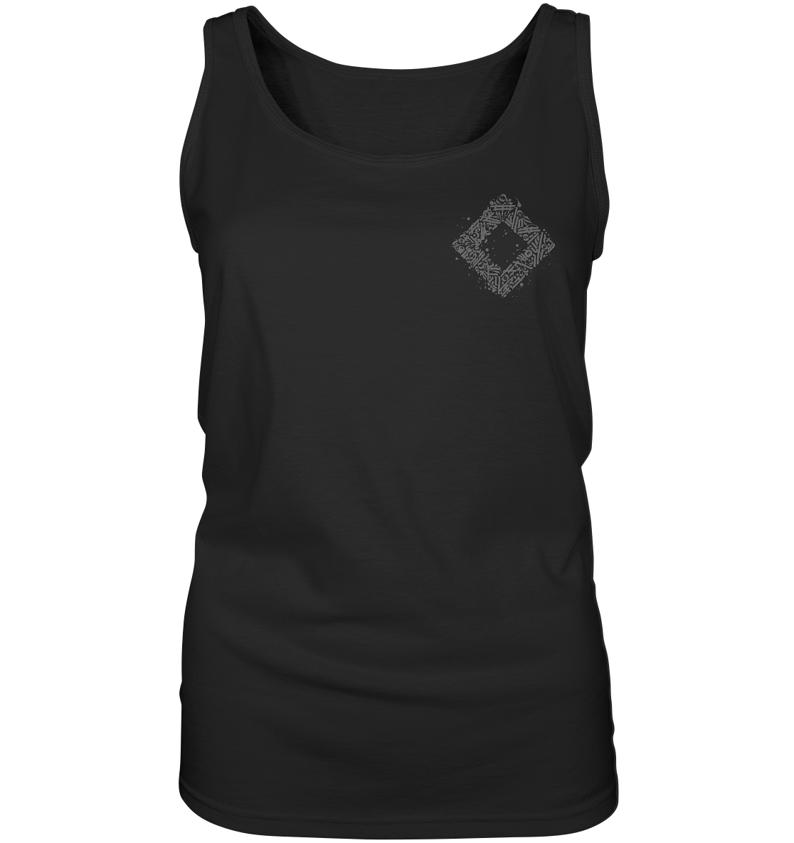 Calligraphy Square - Ladies Tank Top