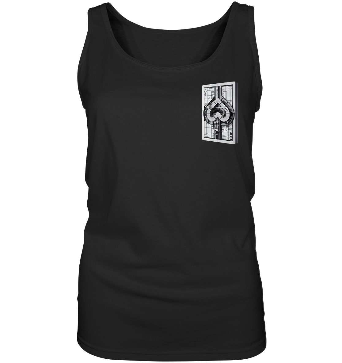 Abstract Ace of Spades - Ladies Tank Top