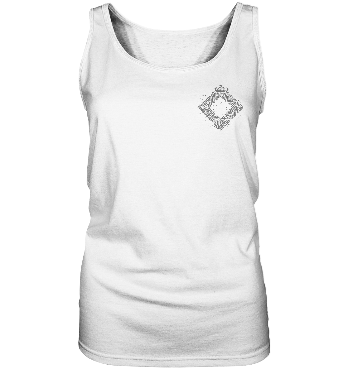 Calligraphy Square - Ladies Tank Top